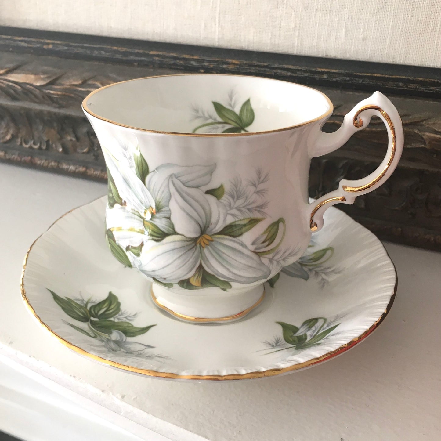 Paragon 'Trillium' Teacup & Saucer
