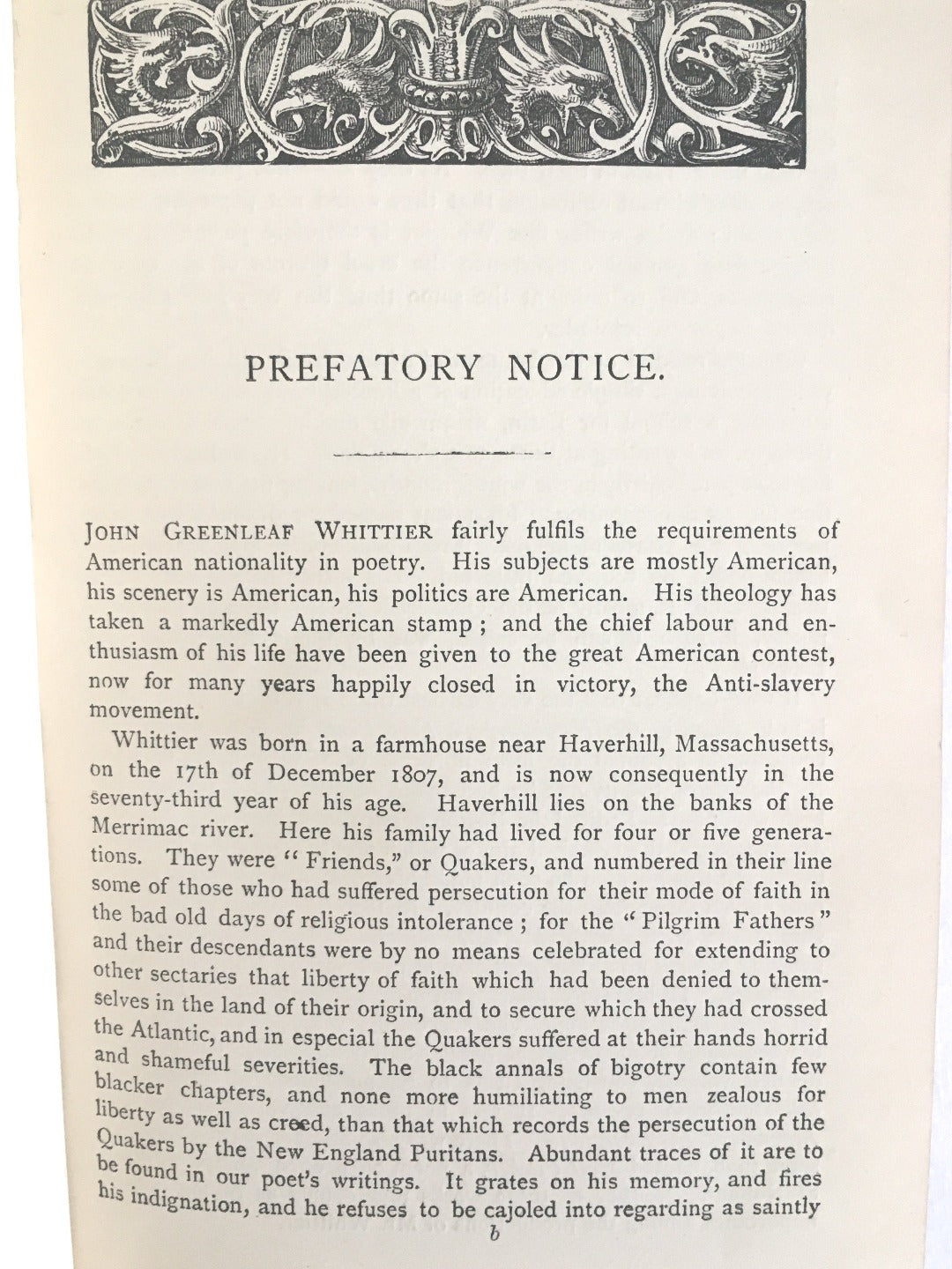 The Poetical Works of John Greenleaf Whittier