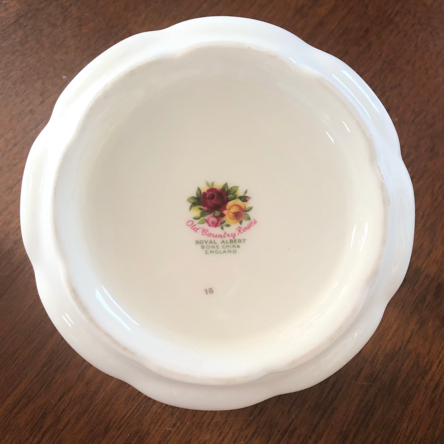 Covered Sugar Bowl, Old Country Roses