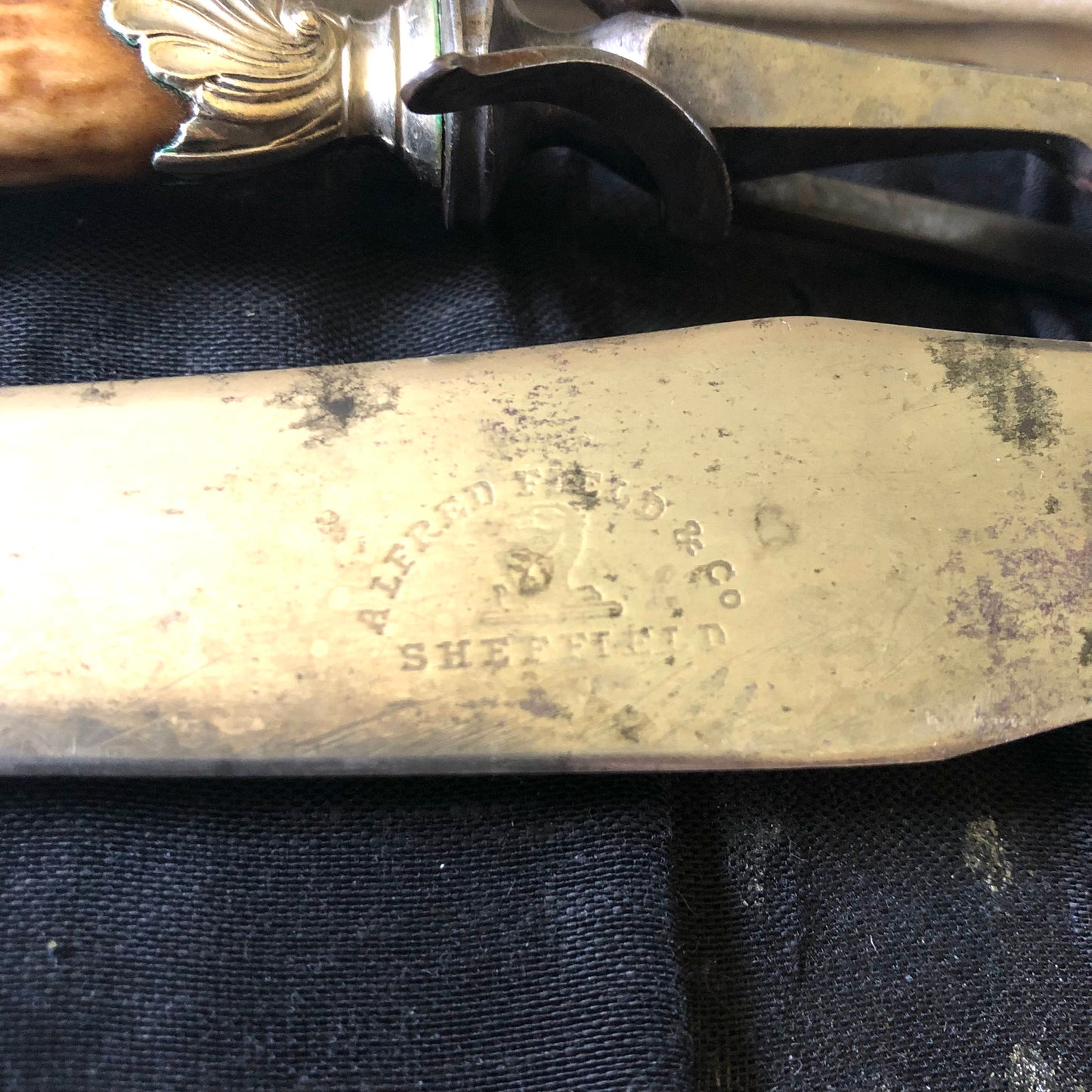 Stag Handled Carving Set by Sheffield