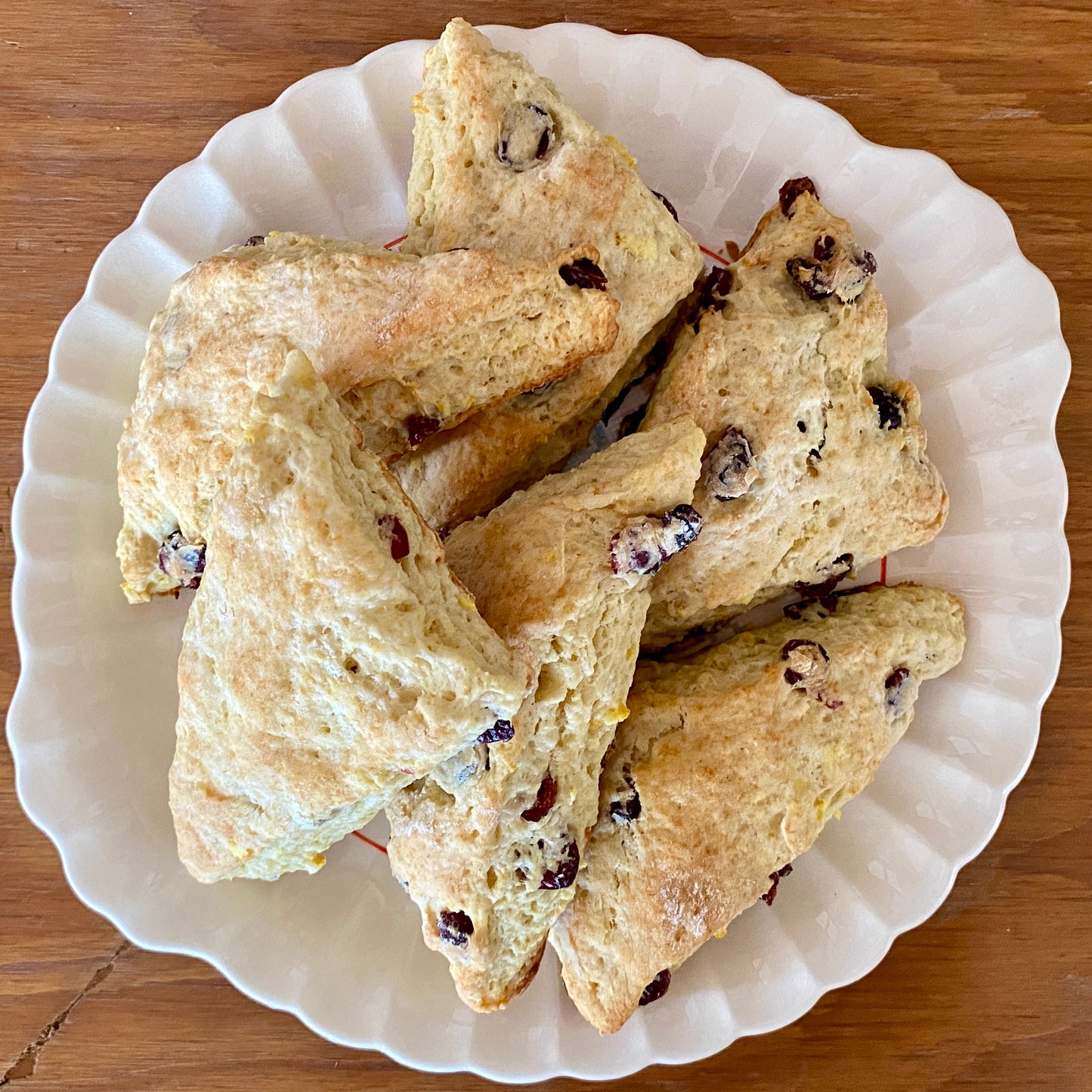 Cranberry Orange Scones