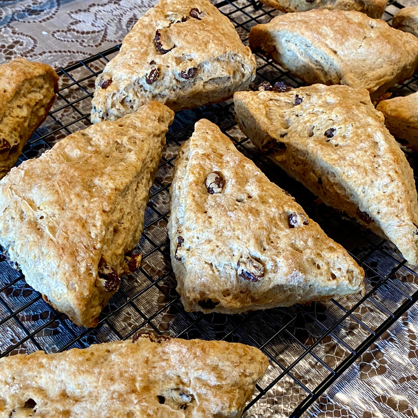 Cinnamon Raisin Scones