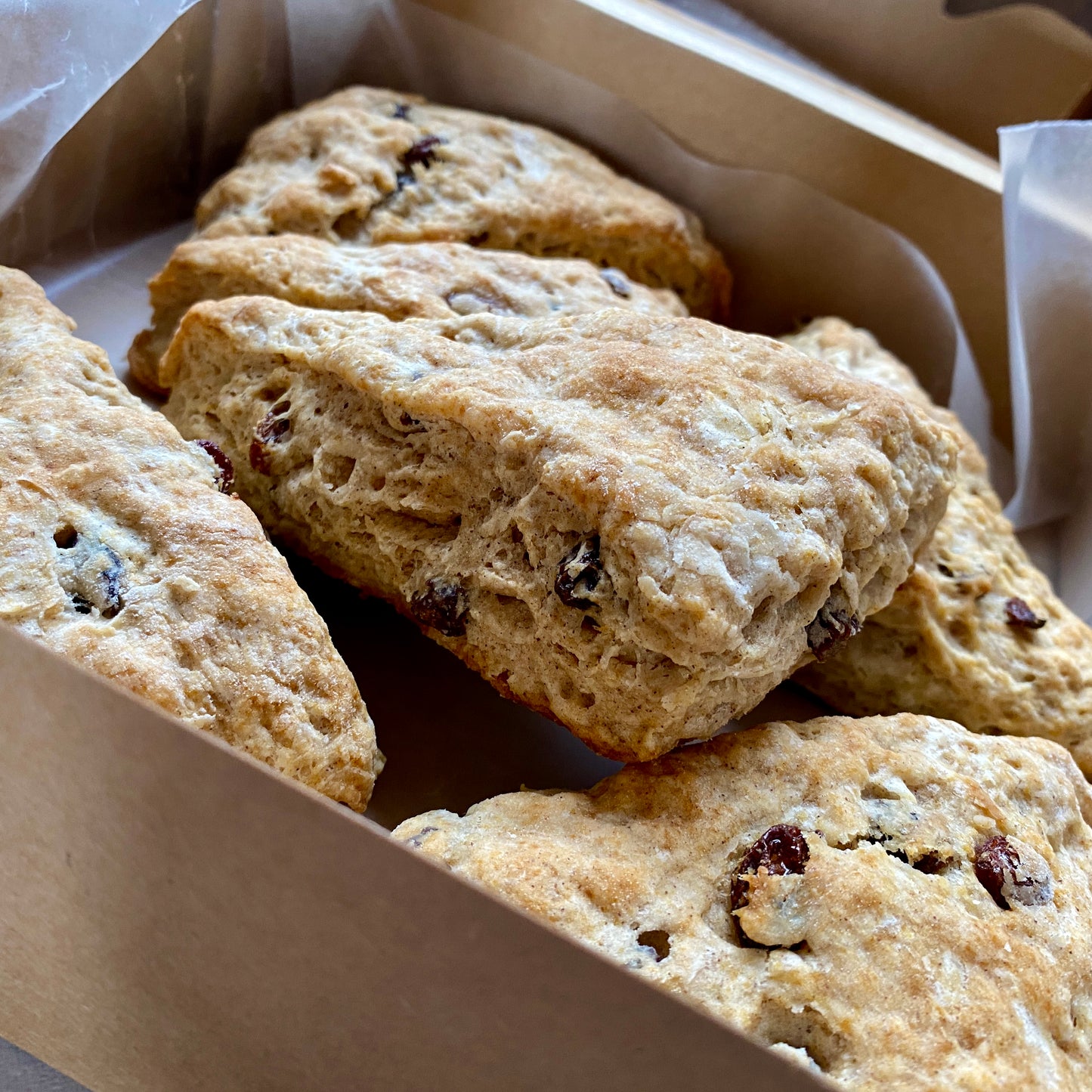 Cinnamon Raisin Scones