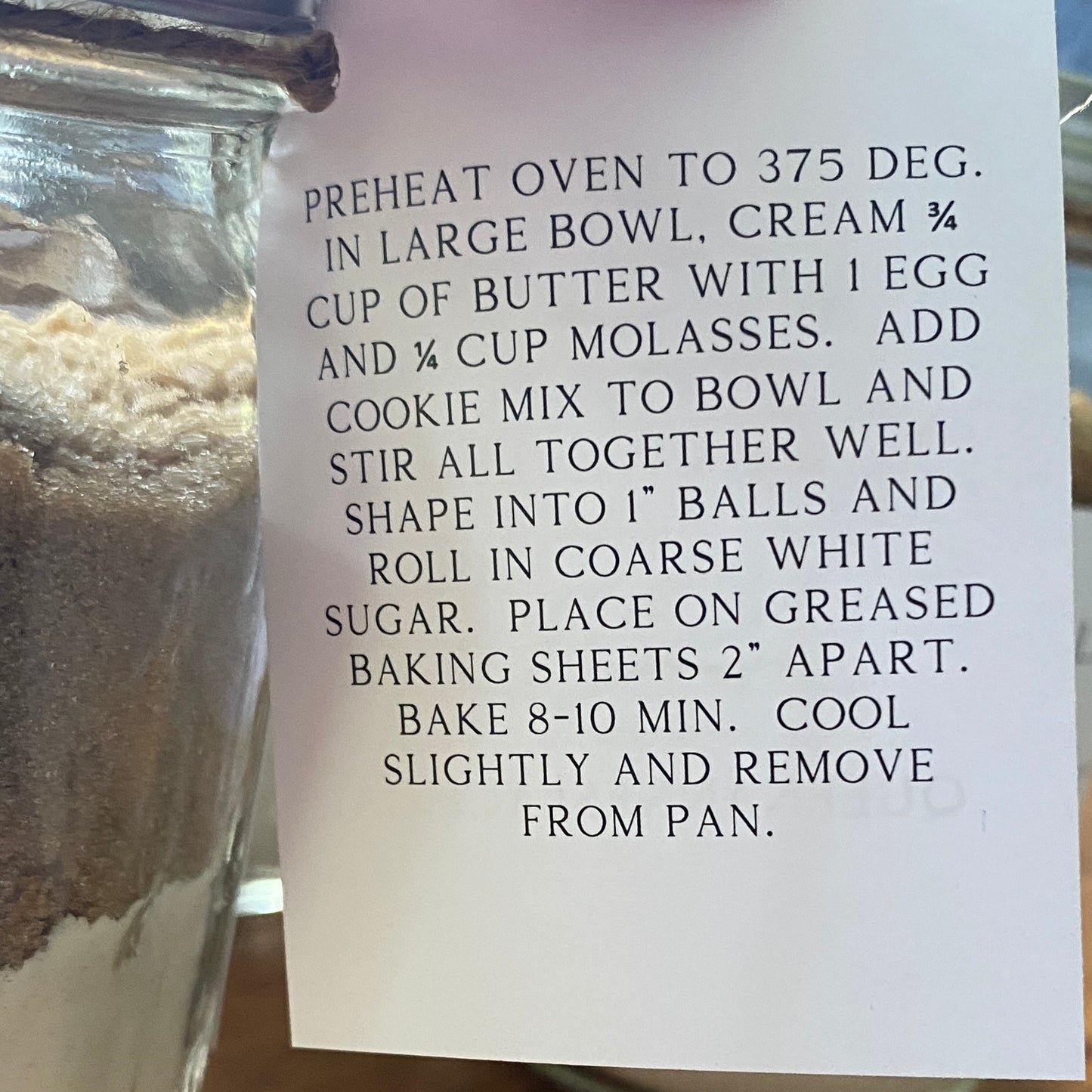 Ginger Sparkler Cookie Mix