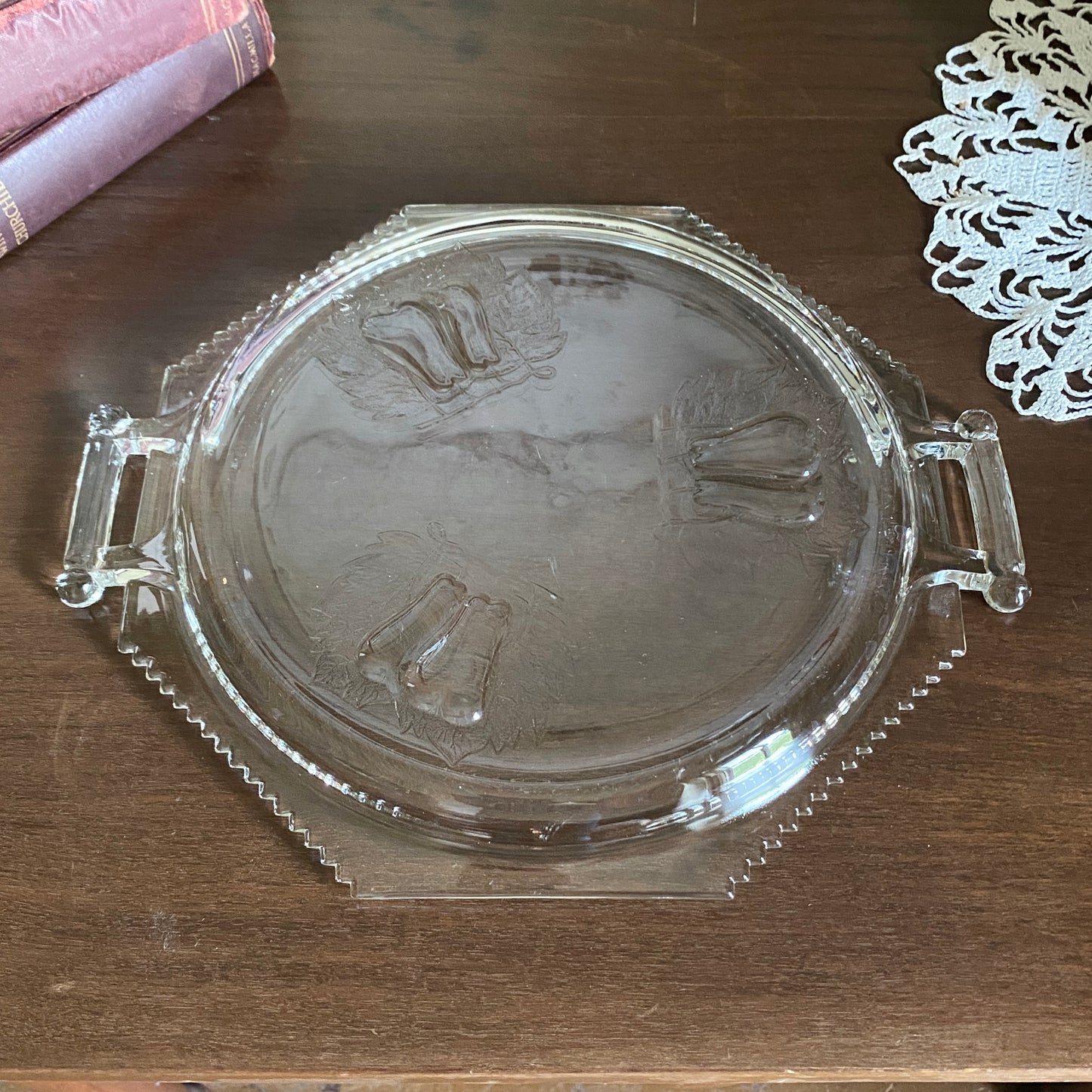 EAPG Serving Platter, Baltimore Pear Gipsy by Adams & Co.