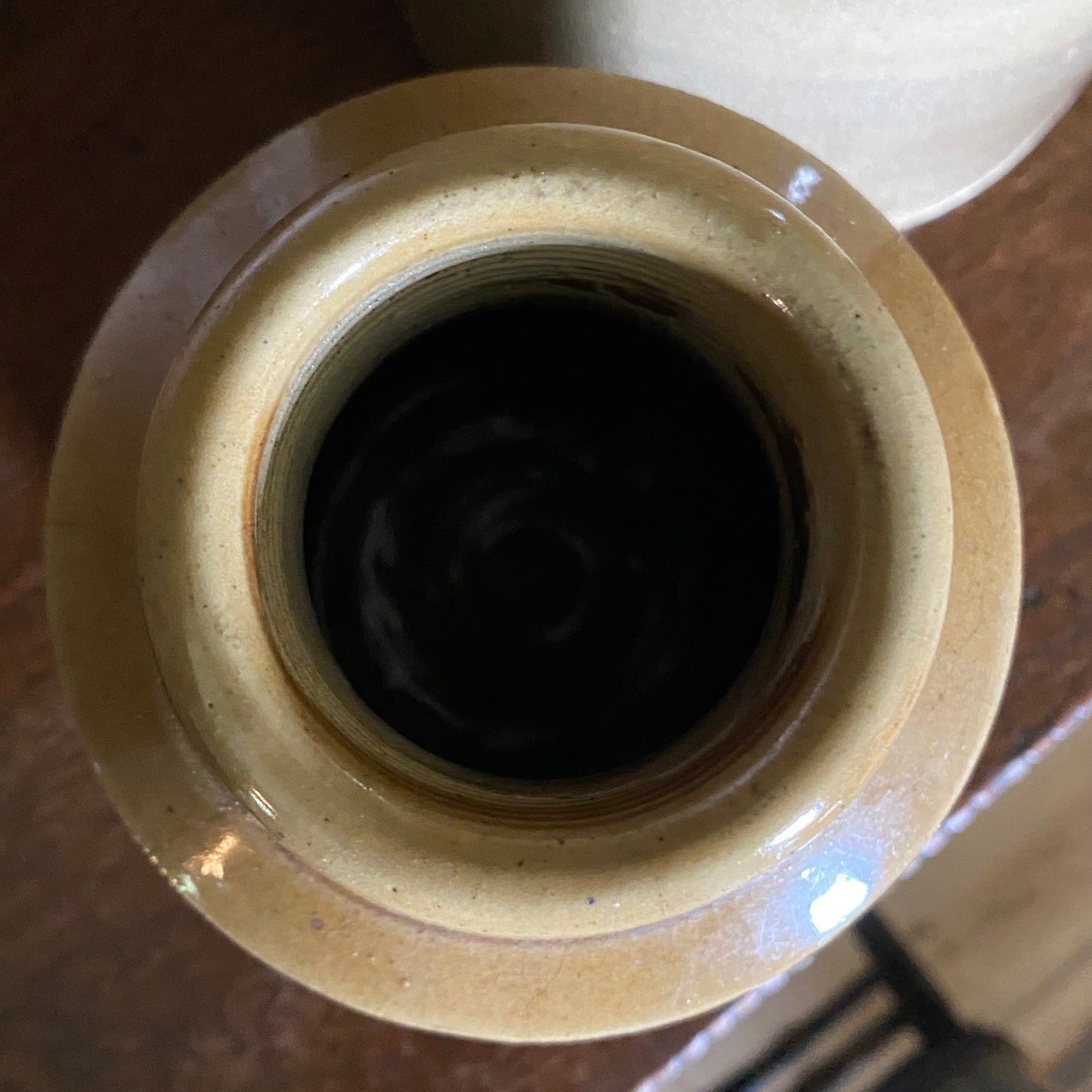 Antique Two Toned Utility Crock