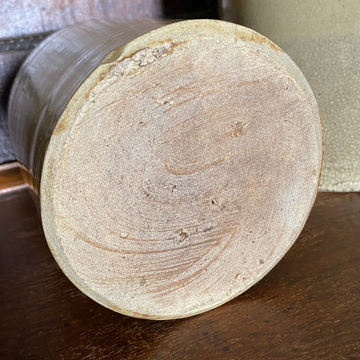 Antique Two Toned Utility Crock