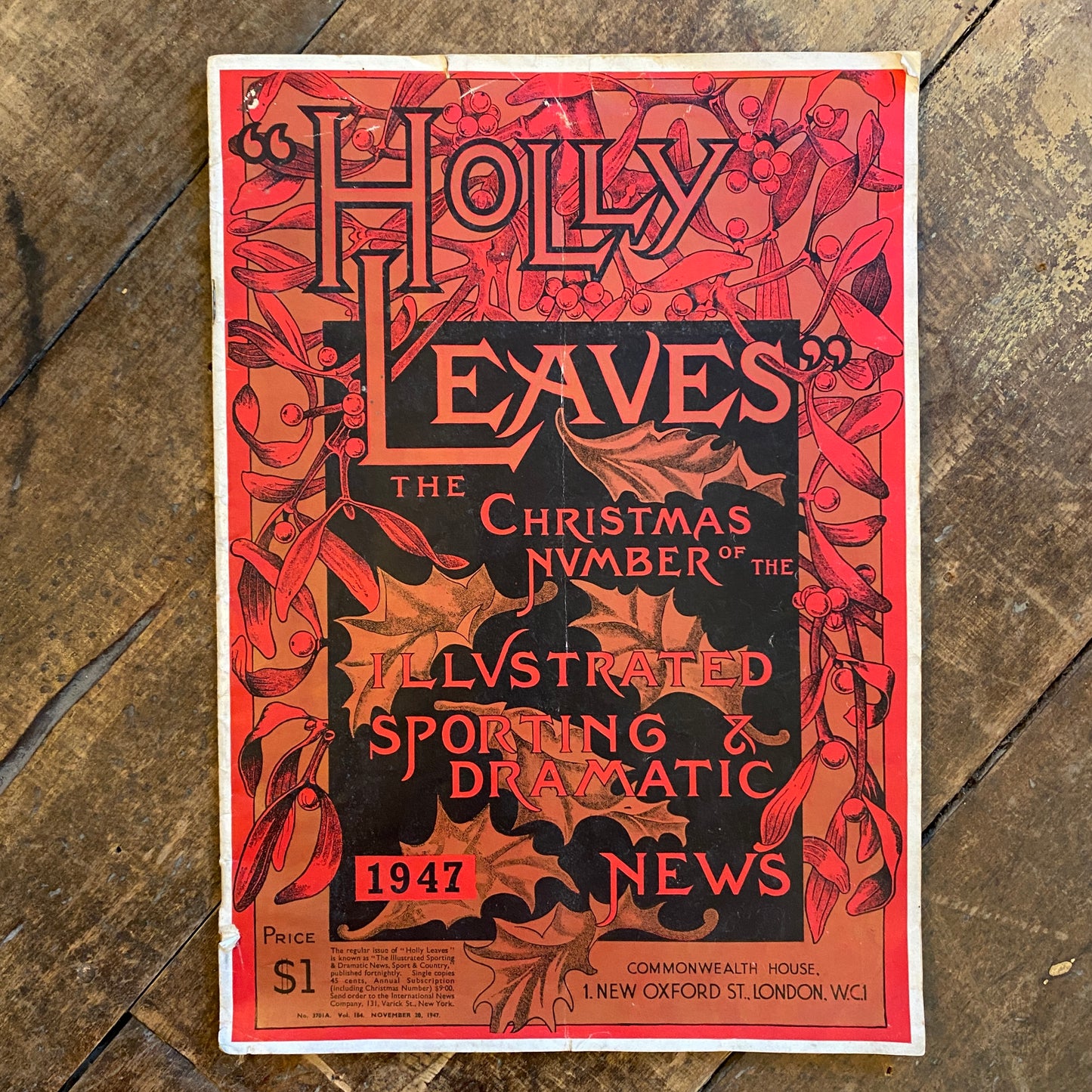 Holly Leaves Publication 1947