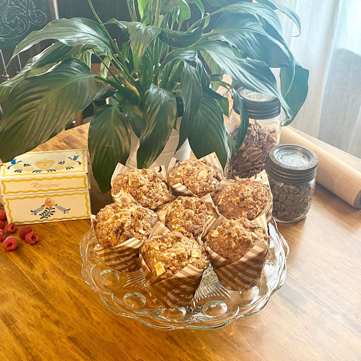 Raspberry Streusel Muffins