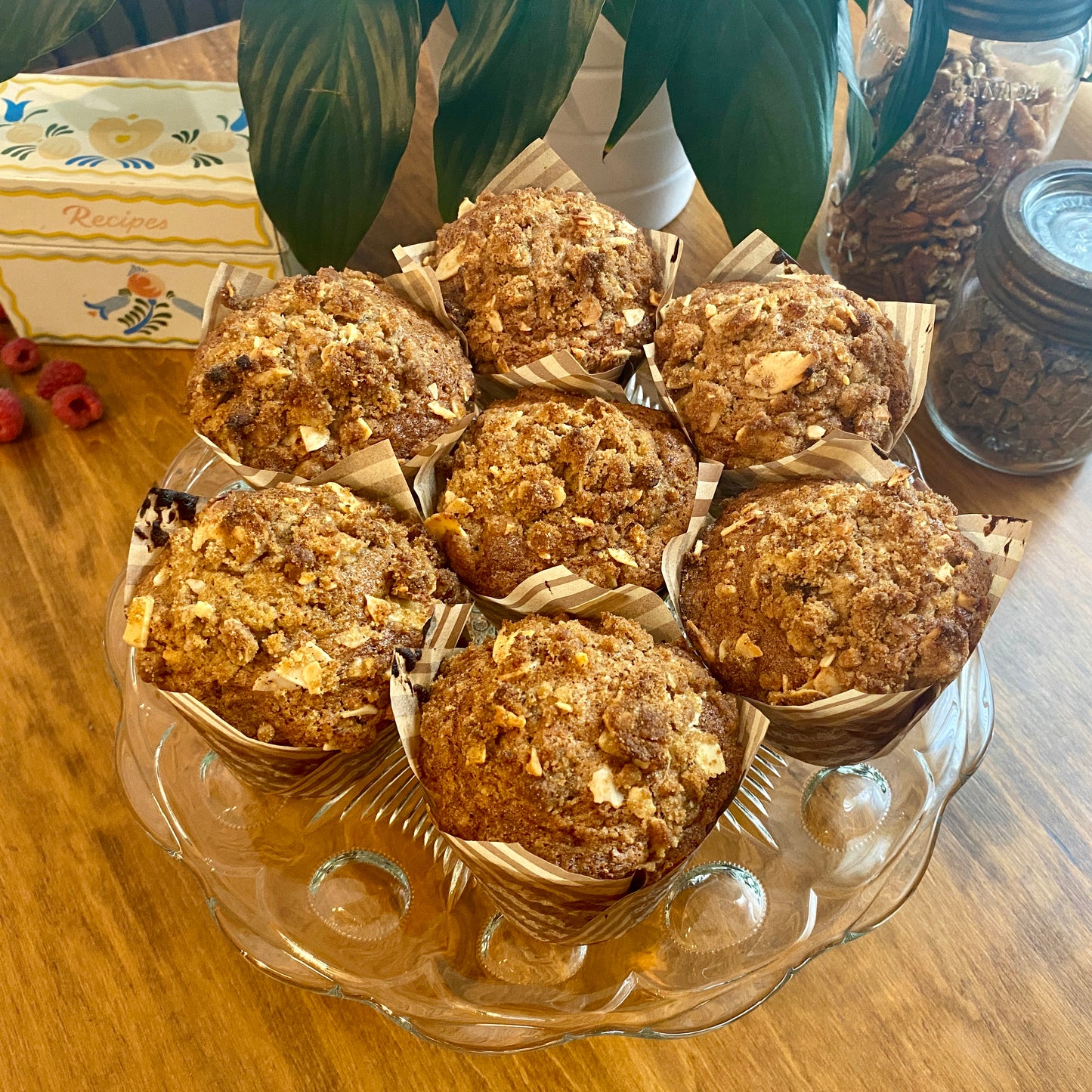 Raspberry Streusel Muffins
