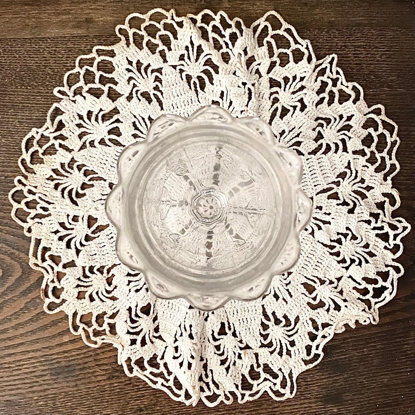 Early Pressed Glass Spooner
