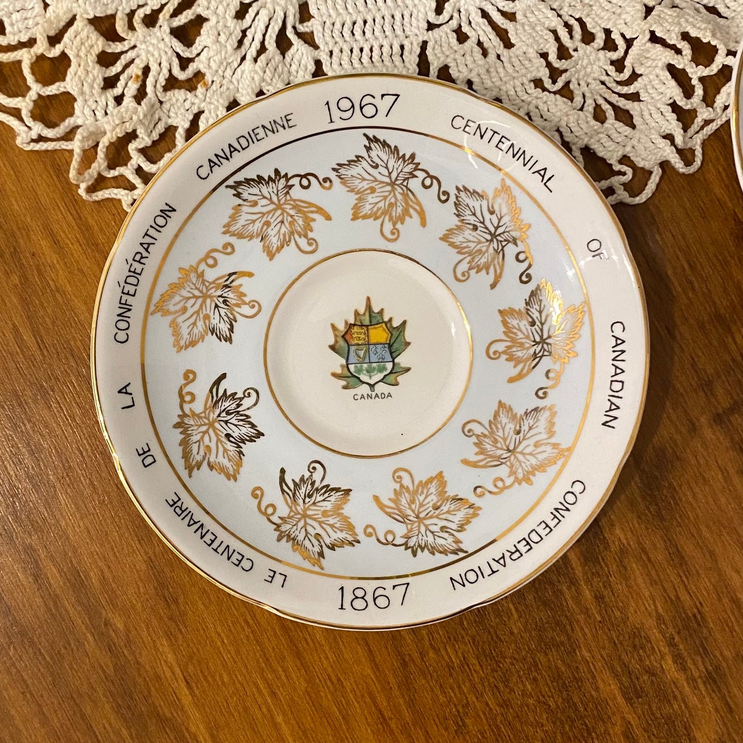 Canadian Centennial Teacup & Saucer