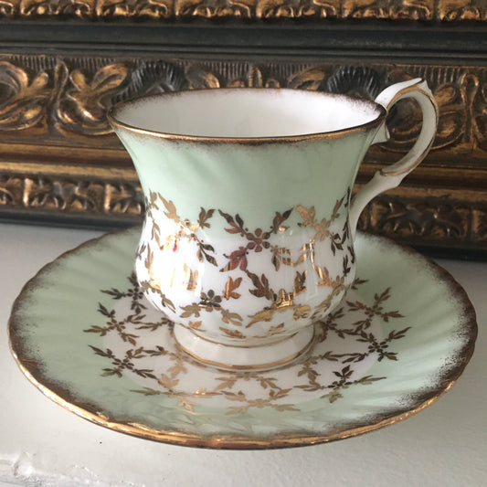 Elizabethan Teacup and Saucer