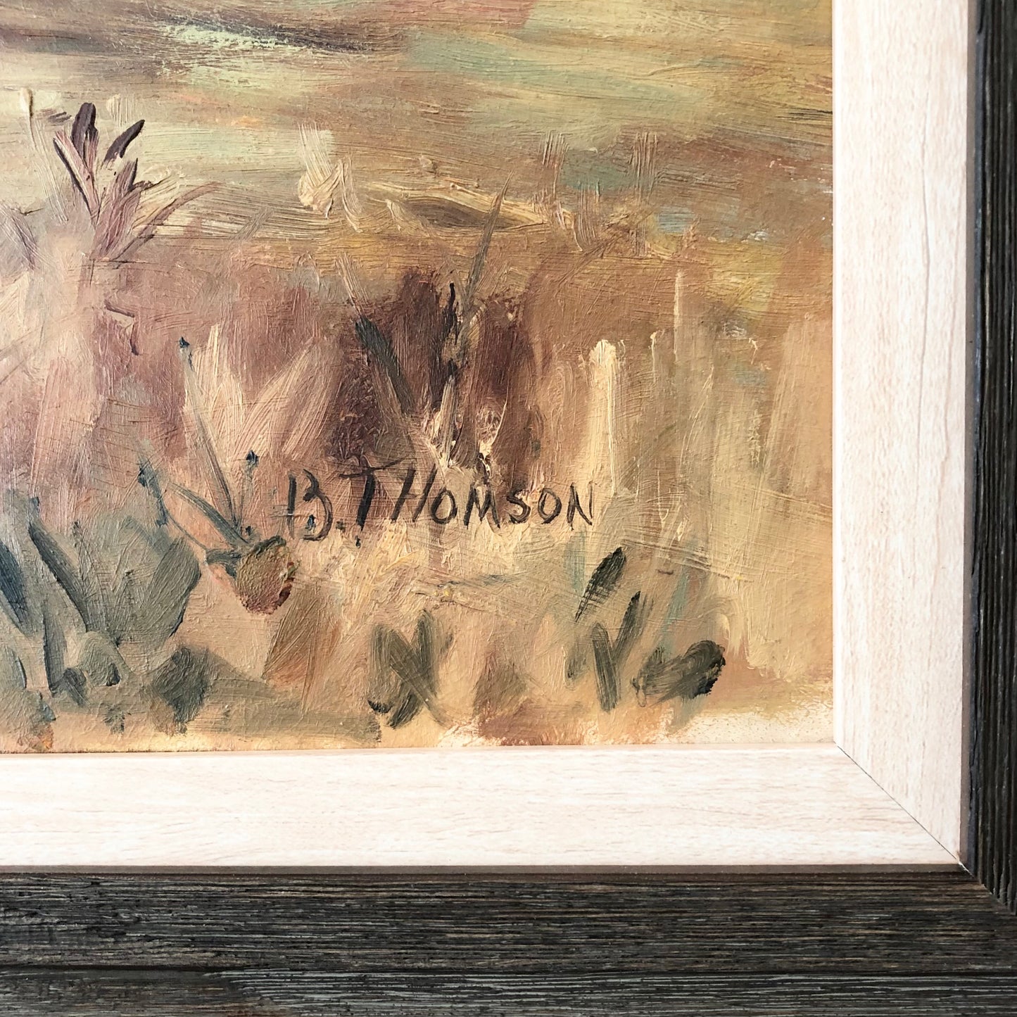 Rural Landscape, Oil on Board
