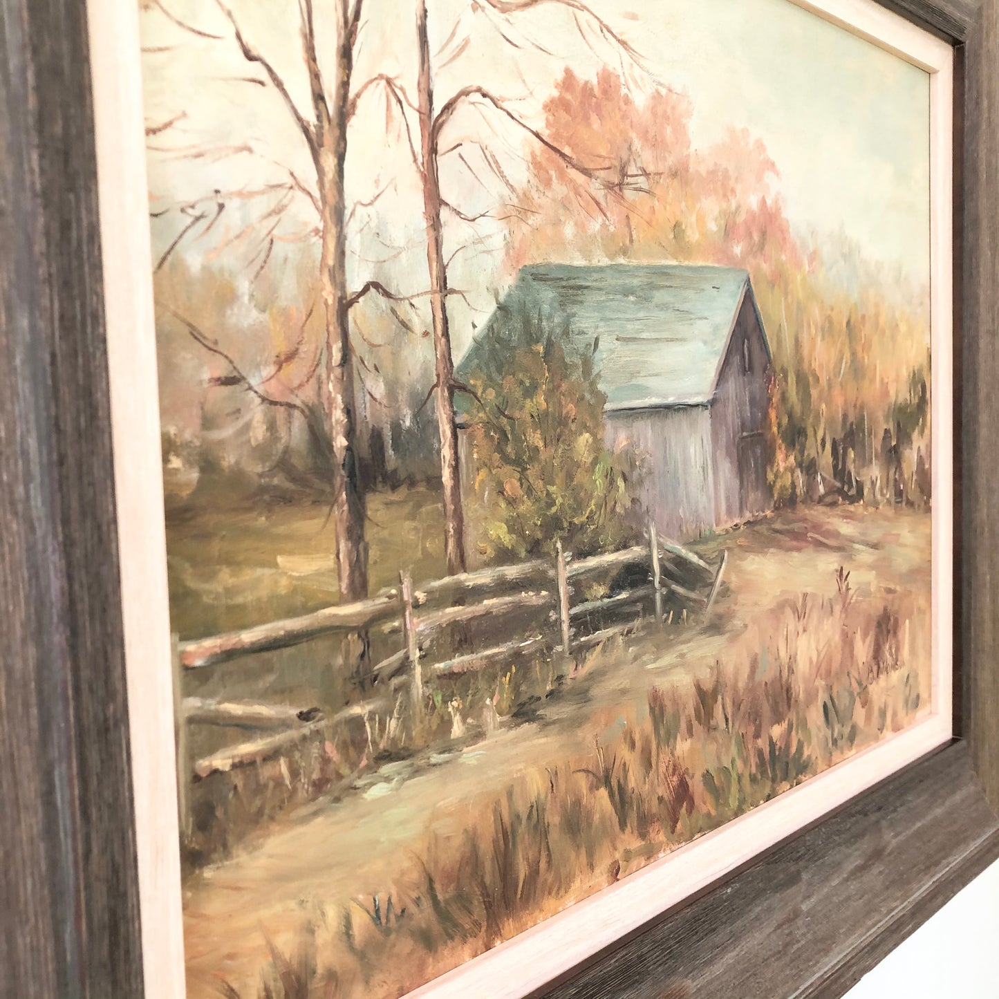 Rural Landscape, Oil on Board