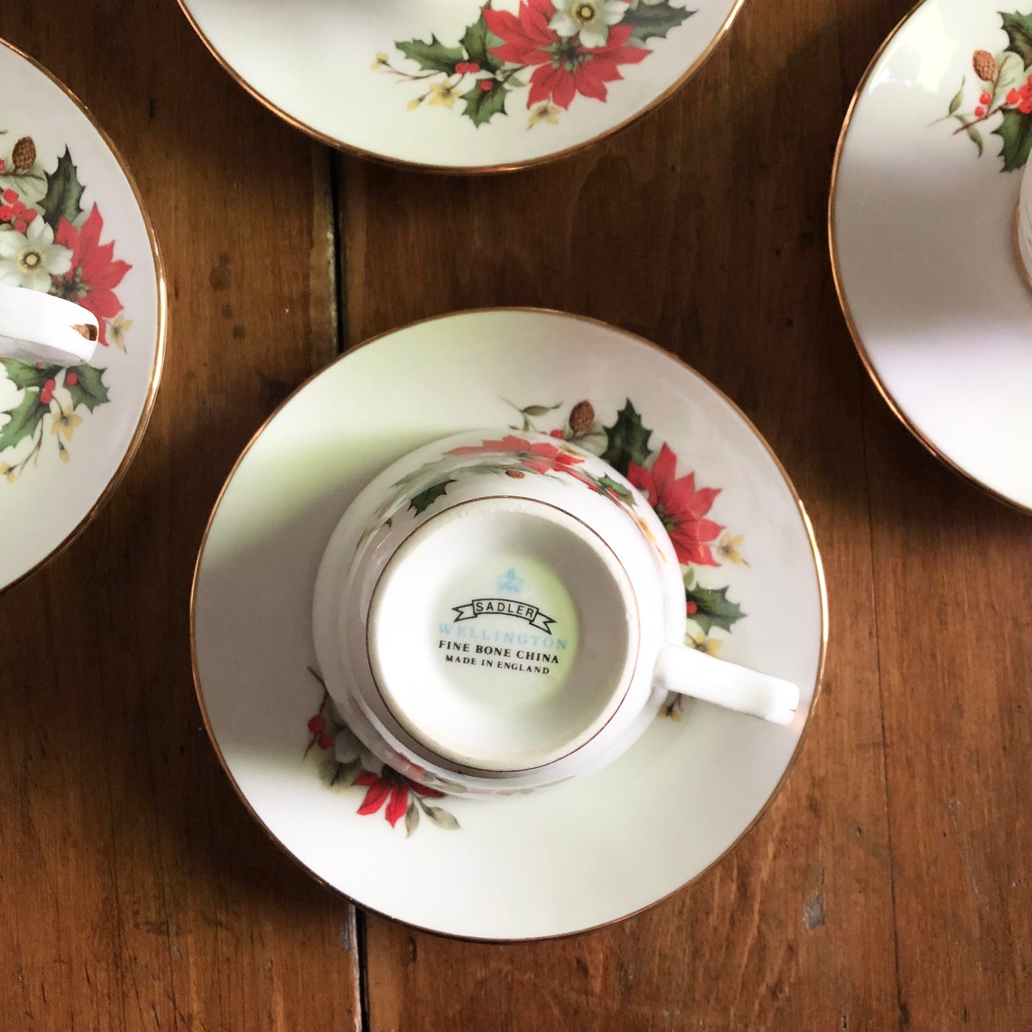 Sadler 'Wellington' Teacups & Saucers Set of 6
