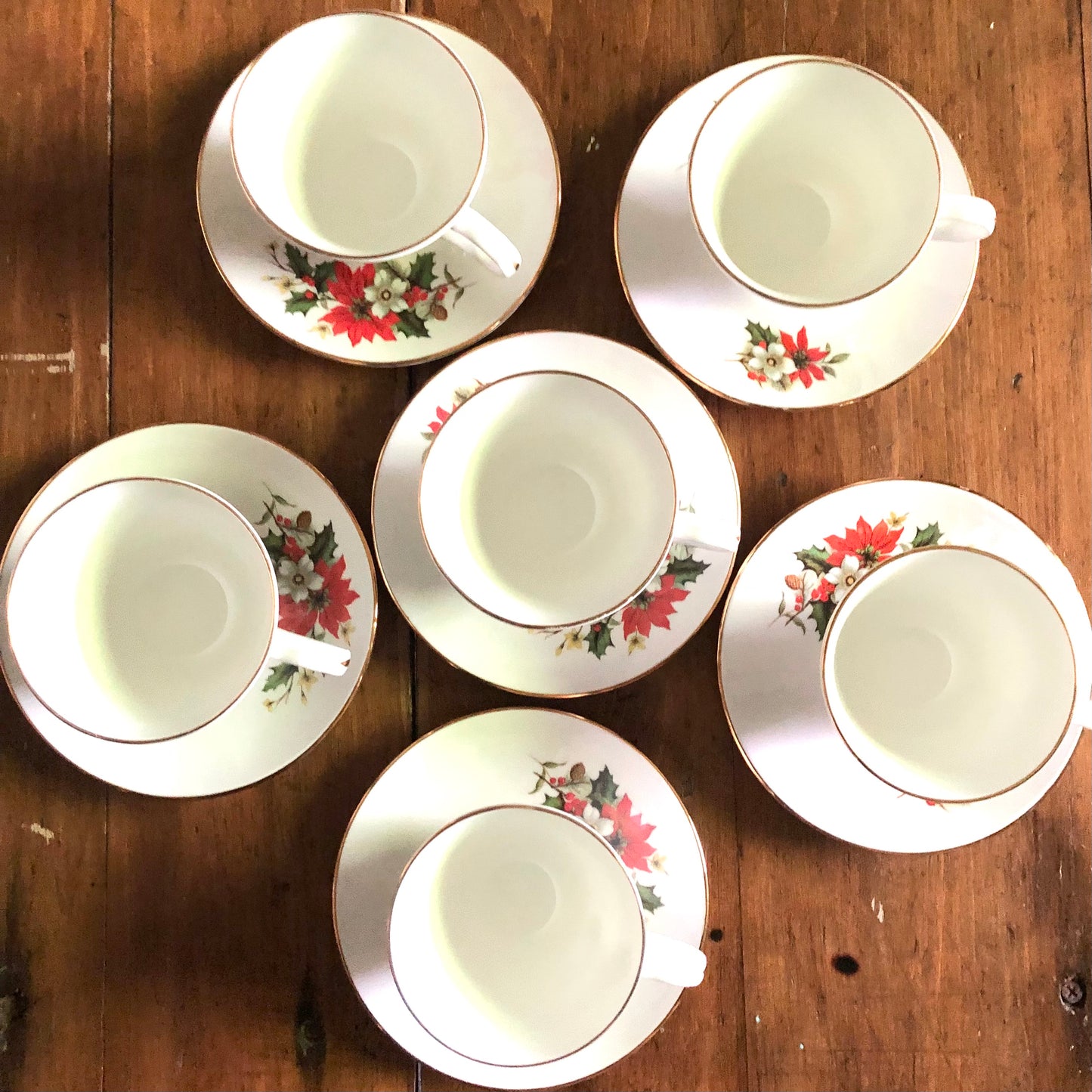 Sadler 'Wellington' Teacups & Saucers Set of 6