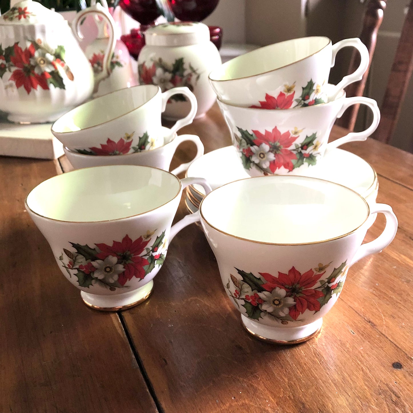 Sadler 'Wellington' Teacups & Saucers Set of 6