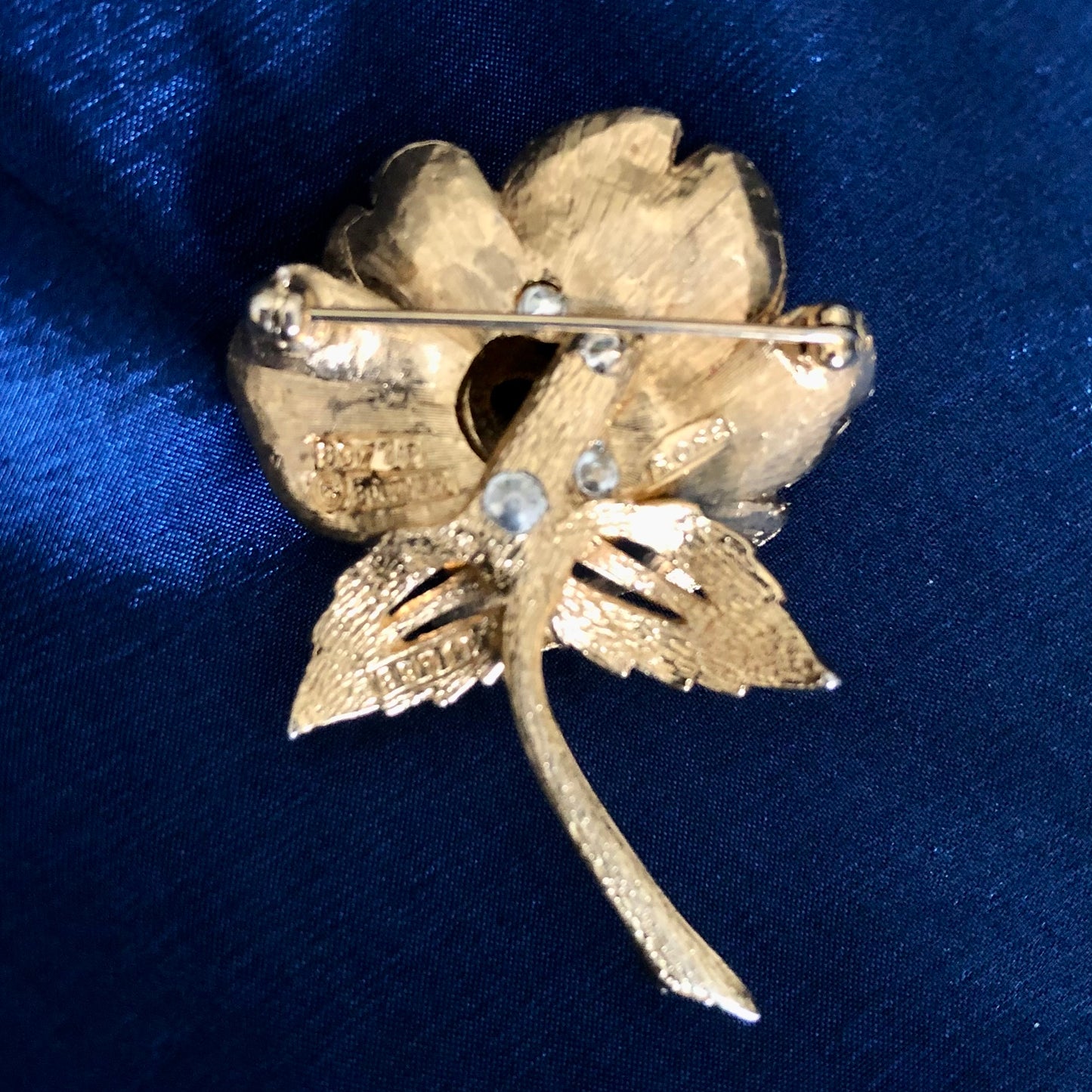 Vintage Rose Pin by Boucher