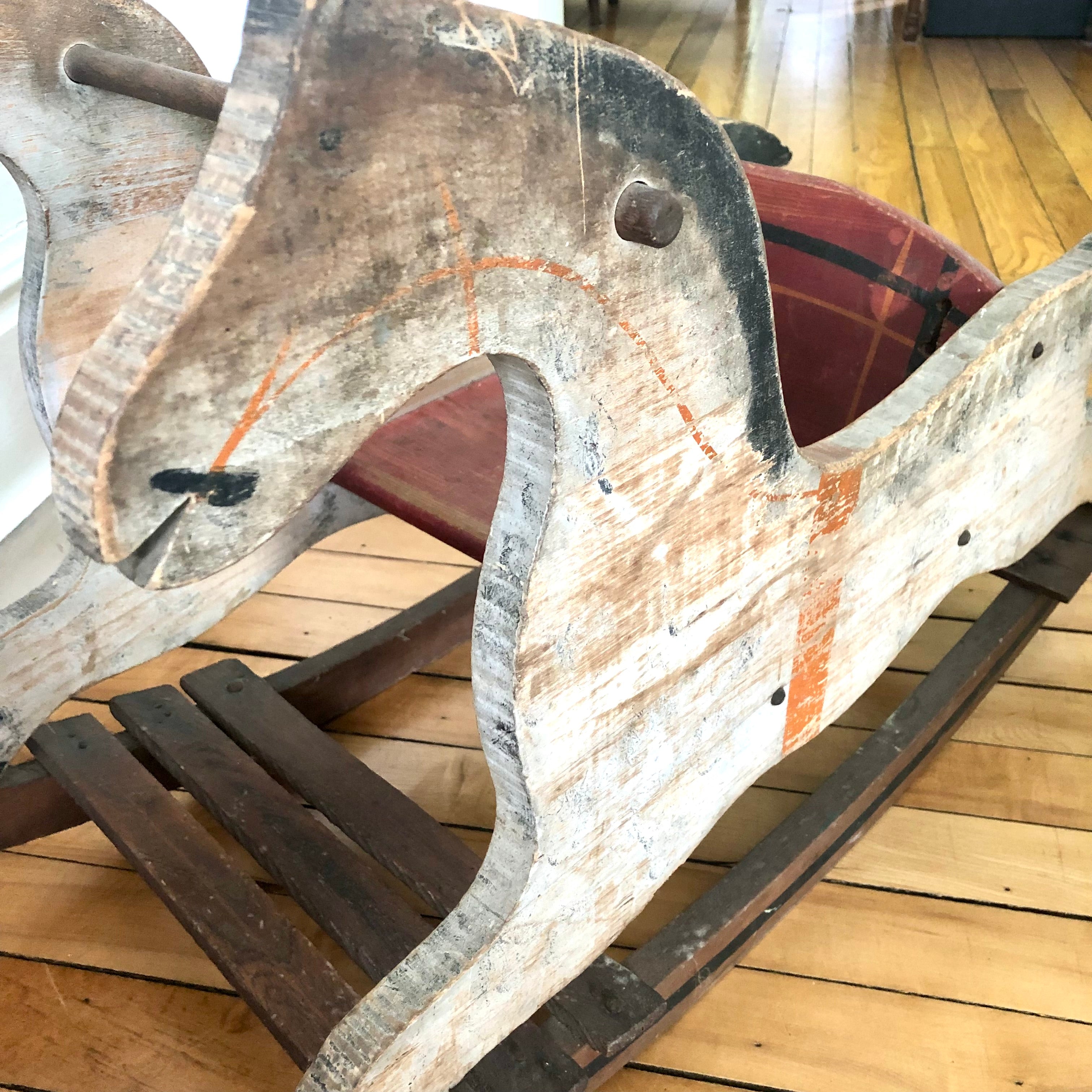 Shoo Fly Wood Rocking Horse – Queen Anne's Lace